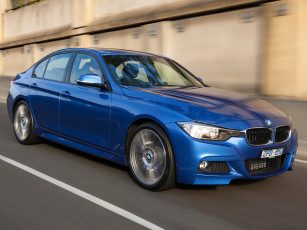 Картинка автомобили bmw синий f30 au-spec 2013г 316i sedan m sport package