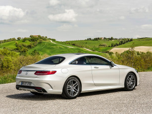 Картинка автомобили mercedes-benz amg c217 package sports светлый 2014г s 500 coupе 4matic
