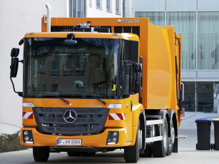 Картинка автомобили мусоровозы econic mercedes-benz 2635 rolloffcon