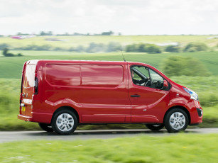 Картинка автомобили vauxhall красный 2014г biturbo van vivaro