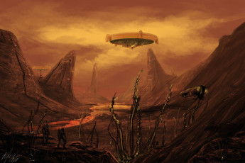 Картинка фэнтези космические+корабли +звездолеты +станции летательный аппарат