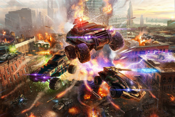 Картинка metal+war+online видео+игры -+metal+war+online машины город