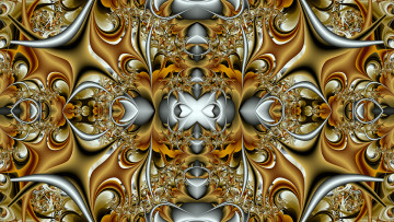 Картинка 3д+графика фракталы+ fractal узор фон цвета