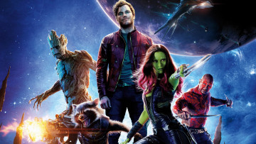 Картинка guardians+of+the+galaxy кино+фильмы drax the destroyer rocket peter quill guardians of galaxy groot стражи галактики gamora chris pratt zoe saldana dave bautista star-lord