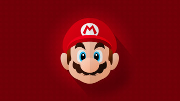 Картинка рисованные минимализм марио