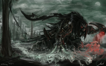 Картинка фэнтези нежить призраки демон