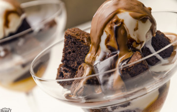 Картинка еда мороженое +десерты бисквит карамель