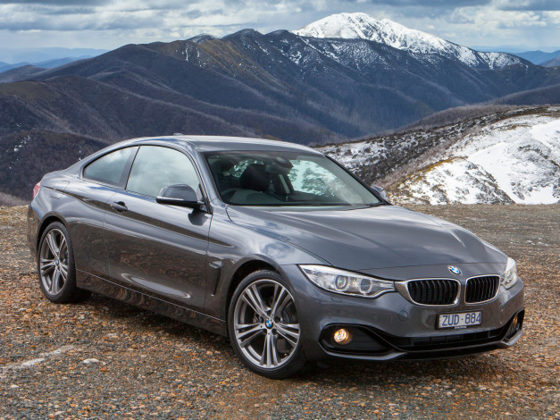 Обои картинки фото автомобили, bmw, темный, 2013г, f32, au-spec, sport, line, coupе, 428i