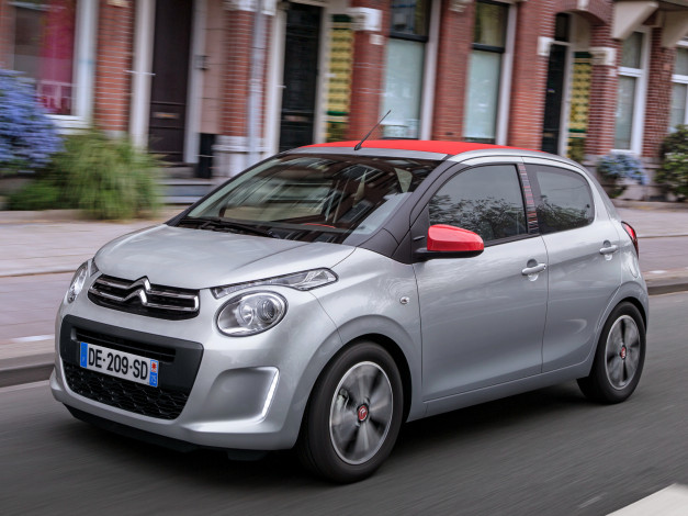 Обои картинки фото автомобили, citroen, 2014, 5-door, airscape, c1, citroеn, светлый