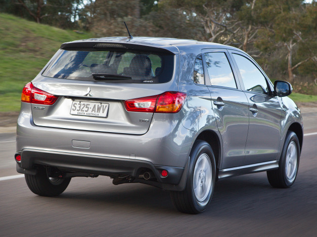 Обои картинки фото автомобили, mitsubishi, asx, au-spec, серый