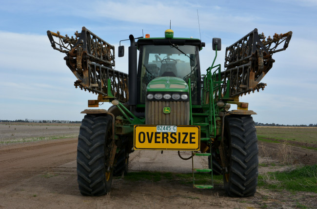 Обои картинки фото john deere, техника, тракторы, колесный, трактор