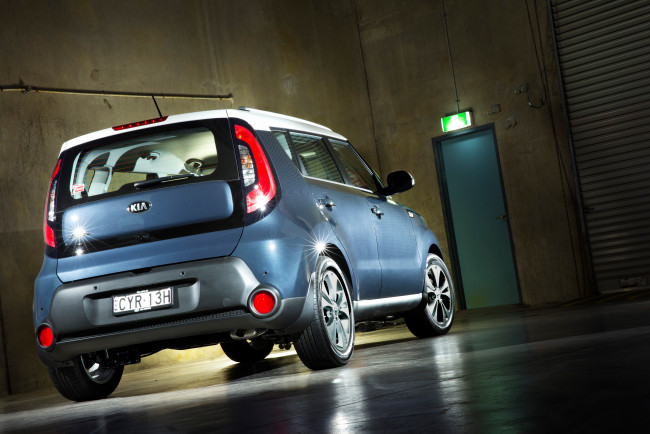 Обои картинки фото автомобили, kia, soul, 2014г, au-spec