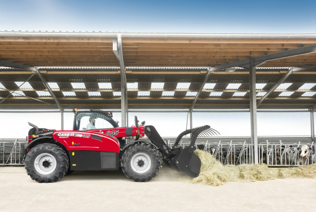 Обои картинки фото техника, автопогрузчики, трактор, колесный, тяжелый