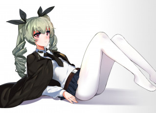 Картинка аниме girls+und+panzer девушка