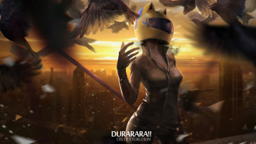 Картинка аниме durarara celty sturluson