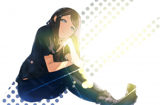 Обои картинки фото аниме, unknown,  другое, девушка