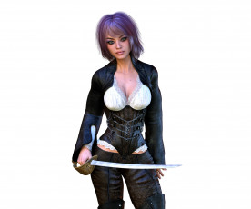 Картинка 3д+графика люди+ people фон взгляд девушка