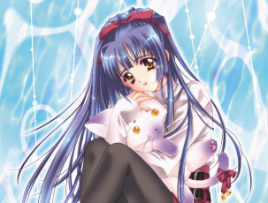 Картинка kao+no+nai+tsuki аниме unknown +другое девушка взгляд фон