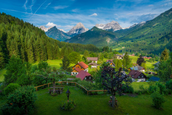 Картинка города -+пейзажи деревня