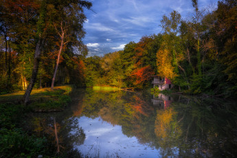 Картинка природа реки озера река лес