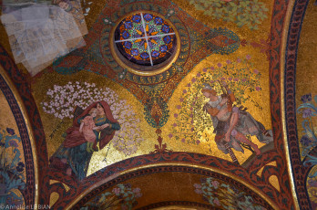 Картинка интерьер убранство +роспись+храма храм