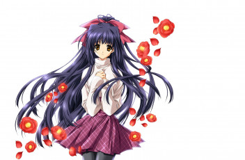 Картинка kao+no+nai+tsuki аниме unknown +другое взгляд фон девушка