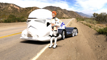 Картинка 3д+графика люди-авто мото+ people-+car+ +moto девушка фон взгляд