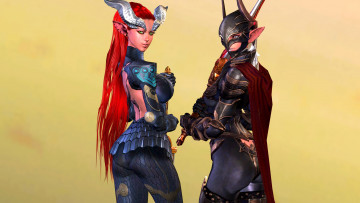 Картинка 3д+графика существа+ creatures фон взгляд девушки