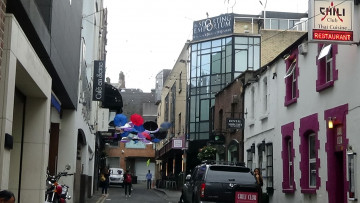 Картинка города дублин+ ирландия улочка