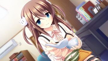 Картинка mote+sugite+shuraba+na+ore аниме девушка фон взгляд