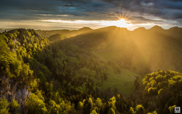 Картинка природа восходы закаты солнце