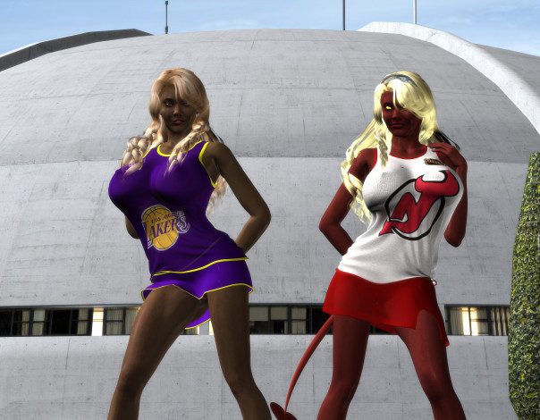 Обои картинки фото 3д графика, люди , people, фон, девушки, взгляд