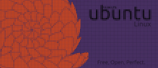 Обои картинки фото компьютеры, ubuntu linux, фон, логотип