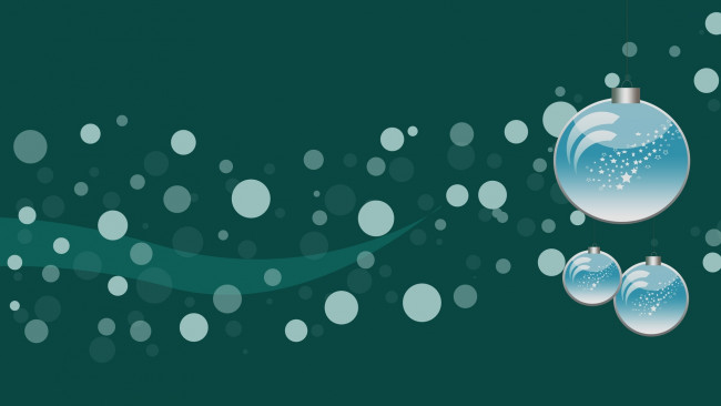 Обои картинки фото праздничные, векторная графика , новый год, шары, фон