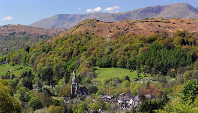 Обои картинки фото природа, горы, простор