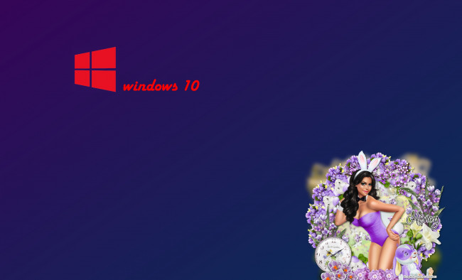 Обои картинки фото компьютеры, windows  10, фон, логотип