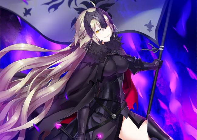 Обои картинки фото аниме, fate, stay night, joan, alter