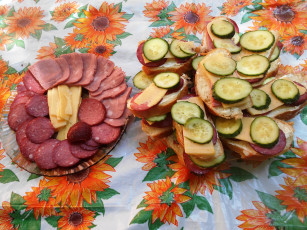 Картинка еда бутерброды +гамбургеры +канапе сыр колбаса хлеб