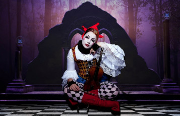 Картинка музыка -другое костюм девушка скрипка