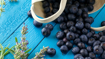 Картинка еда голубика +черника черника ягоды