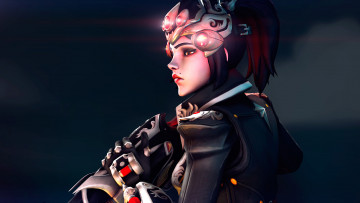 Картинка видео+игры overwatch униформа фон девушка