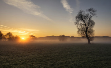 Картинка природа восходы закаты простор