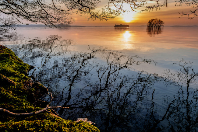 Обои картинки фото природа, восходы, закаты, простор