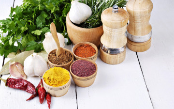 Картинка еда крупы +зерно +специи +семечки чеснок петрушка карри перец