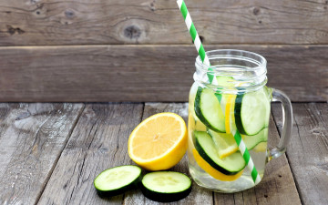 Картинка еда напитки +коктейль лимон