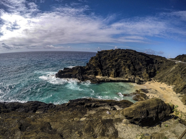 Обои картинки фото природа, побережье, бухта, скалы, море