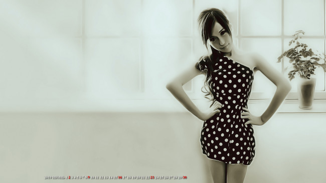 Обои картинки фото календари, компьютерный дизайн, 2019, calendar, женщина, окно, цветок, девушка, взгляд, азиатка