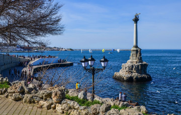 Картинка севастополь города -+памятники +скульптуры +арт-объекты крым город памятник море