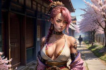 Картинка фэнтези девушки нейросети графика нейроарт ai art нейронные сети рисунки нейро искусство