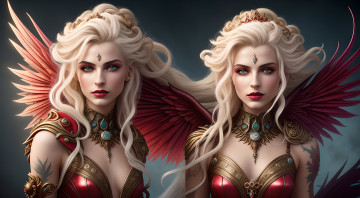 Картинка фэнтези девушки нейросети графика нейроарт ai art нейронные сети рисунки нейро искусство